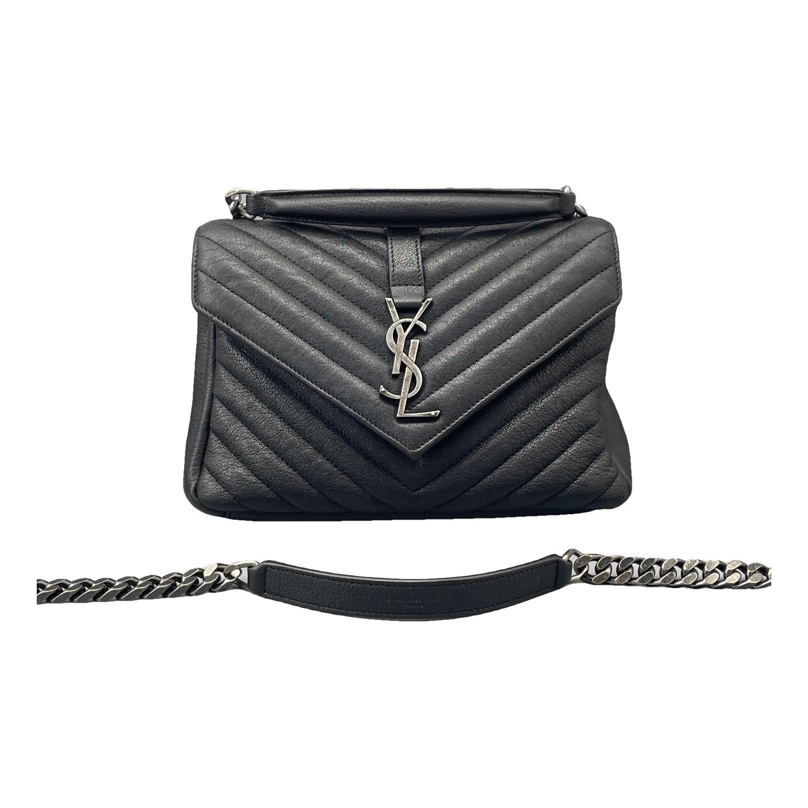 Collége monogramme leather handbag