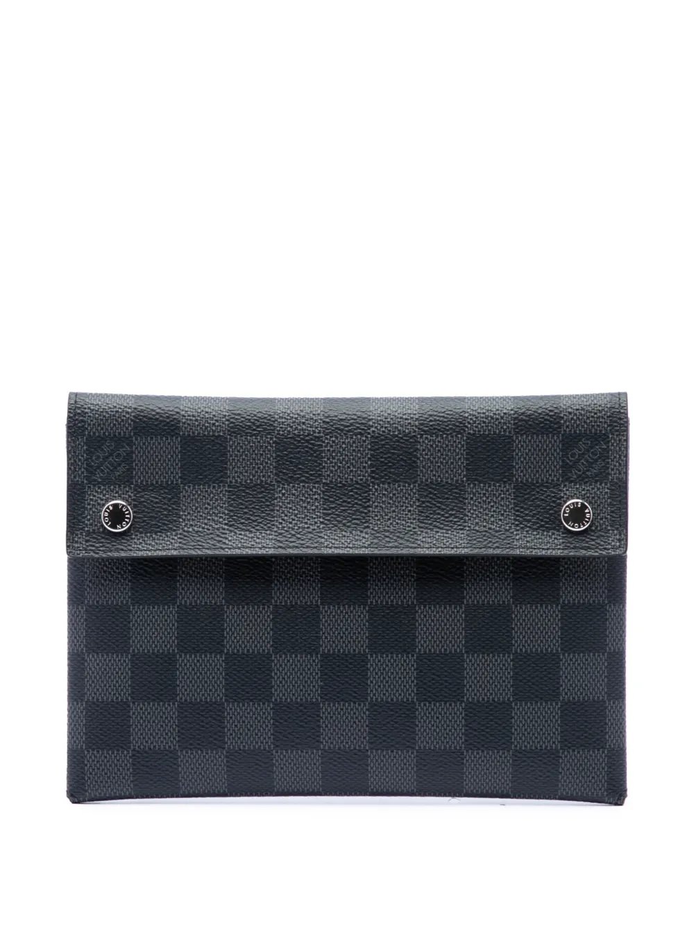 2019 Damier Graphite Alpha Pochette MM clutch bag