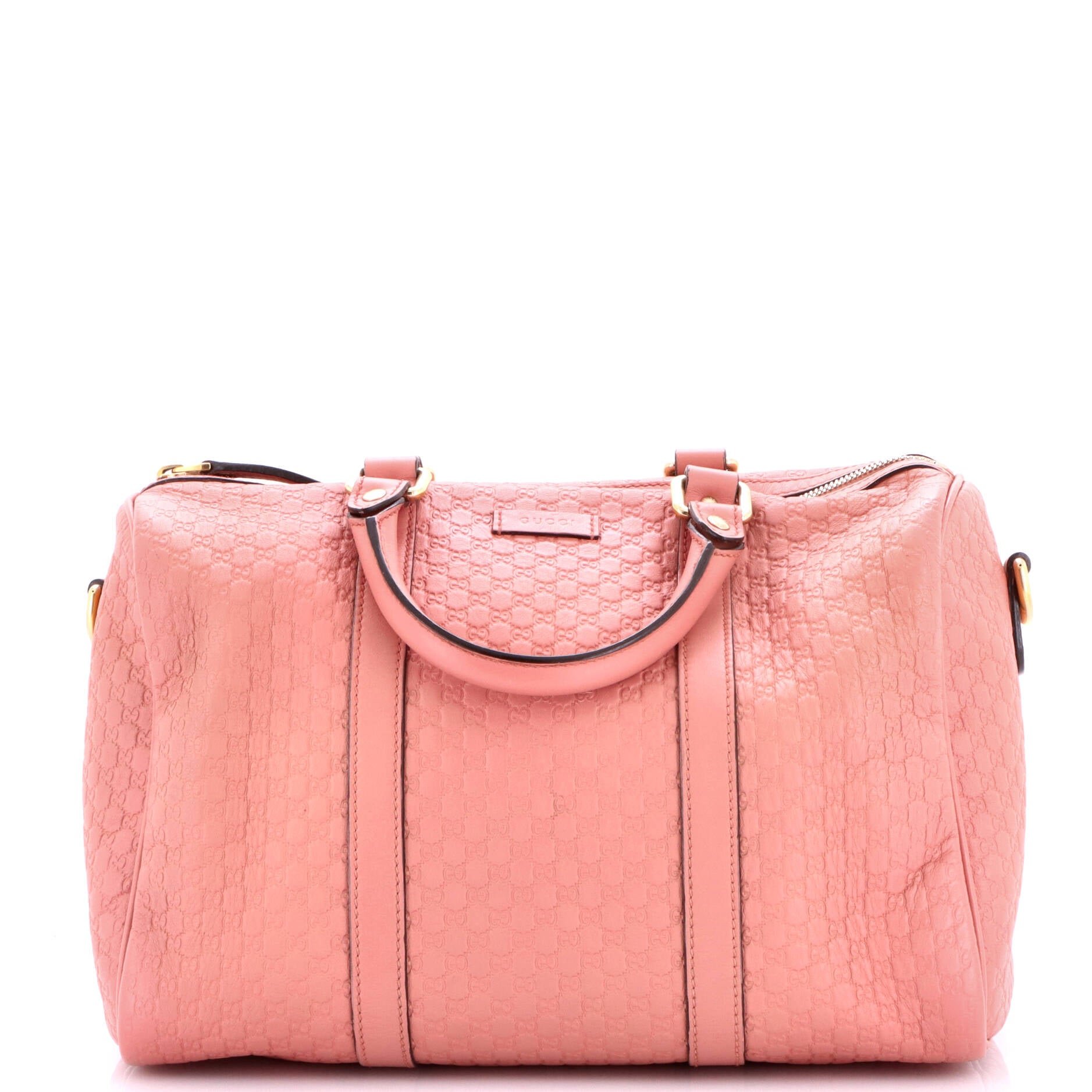 Joy Boston Bag Microguccissima Leather Medium