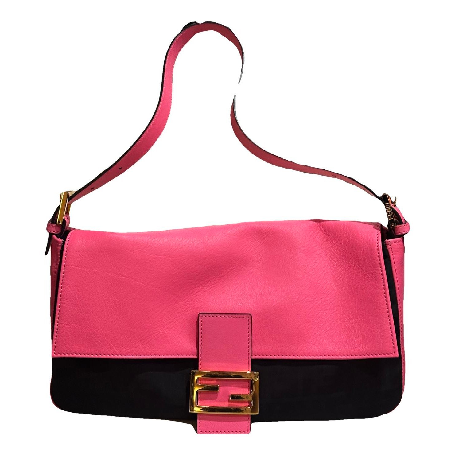 Baguette leather handbag