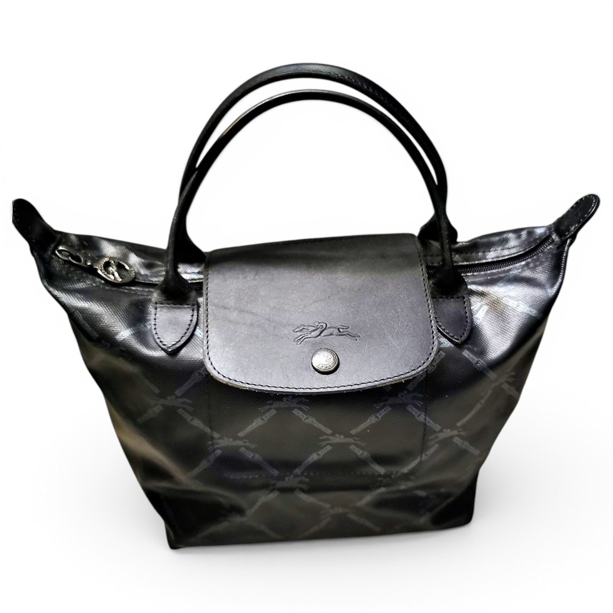 Pliage leather handbag