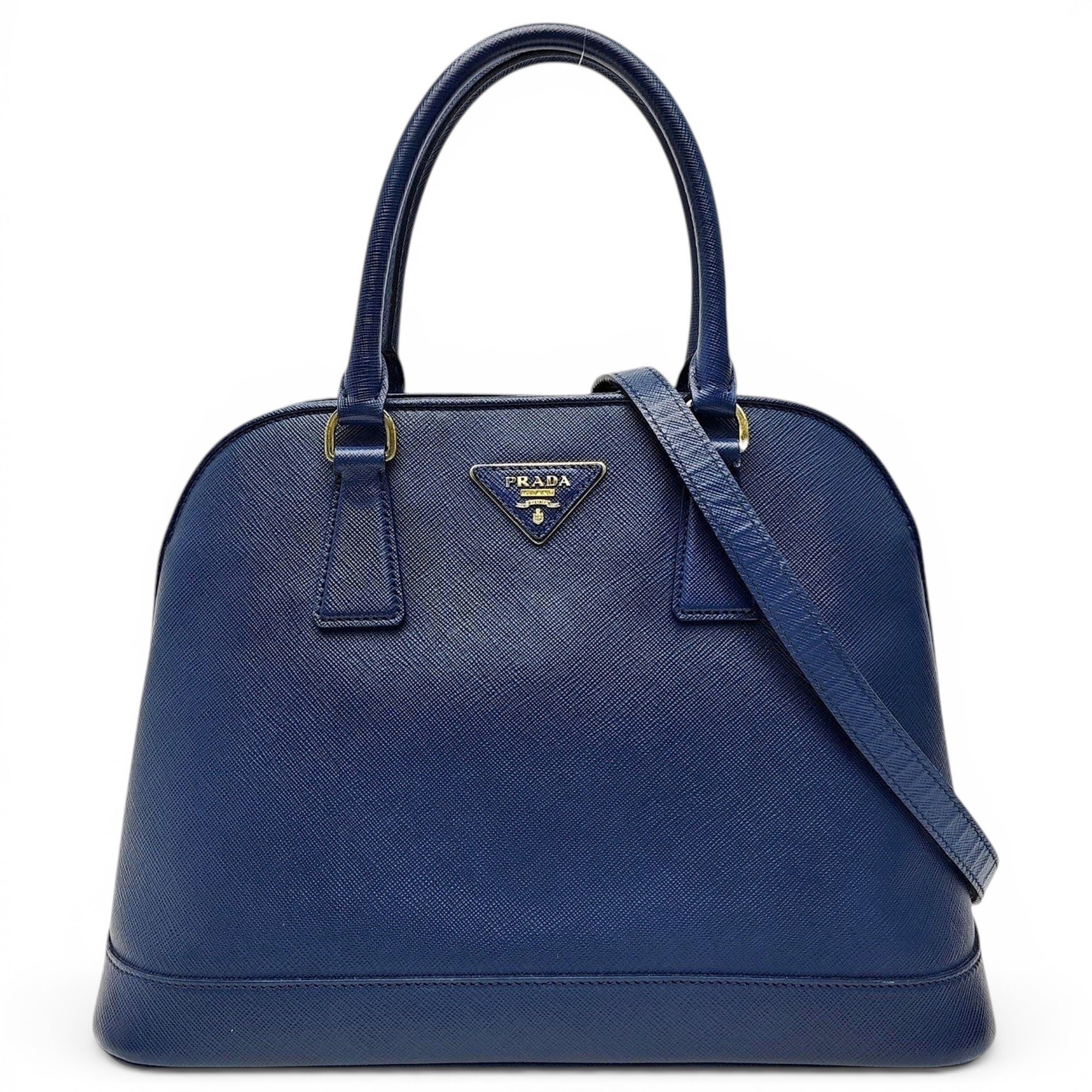 Promenade leather handbag