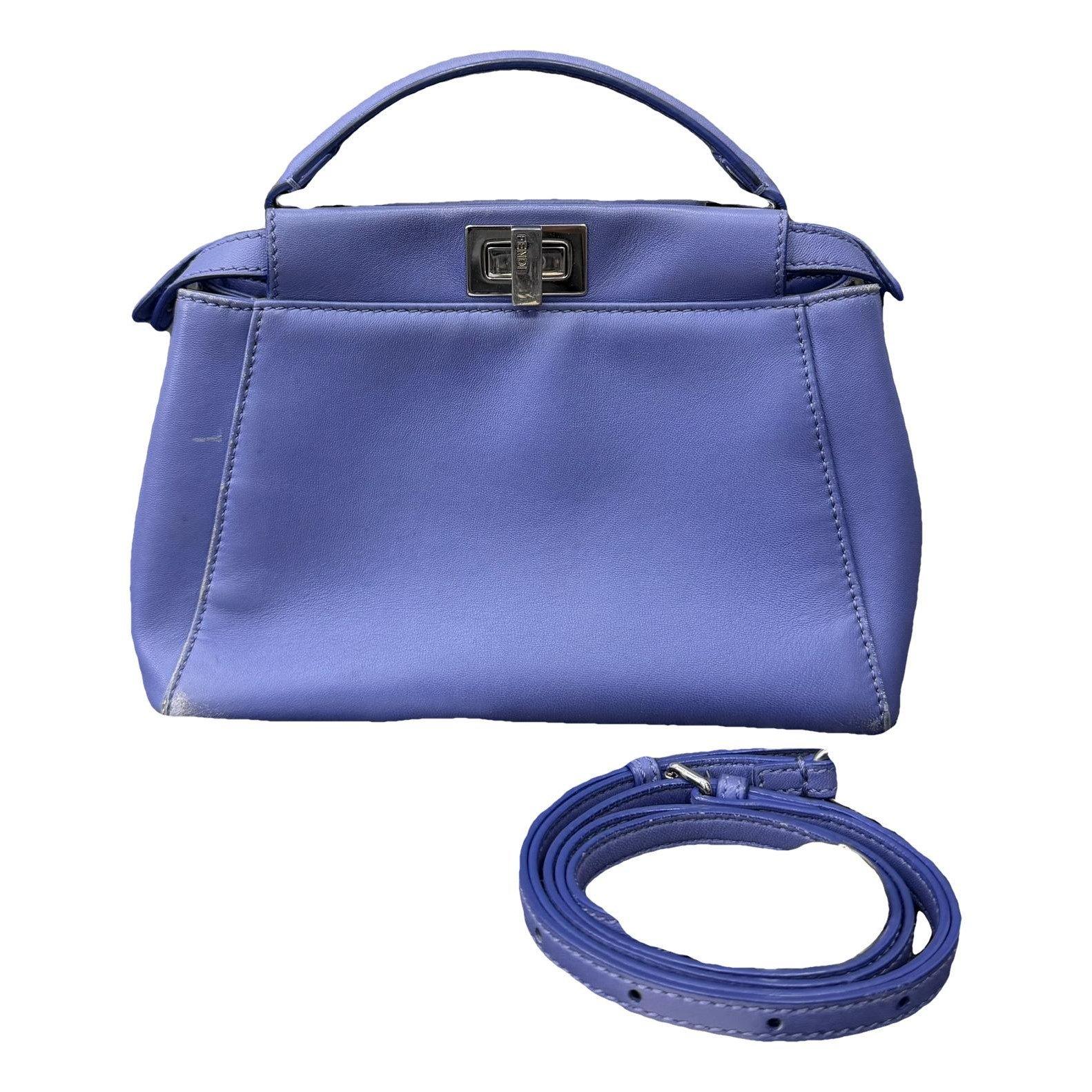 Peekaboo leather handbag