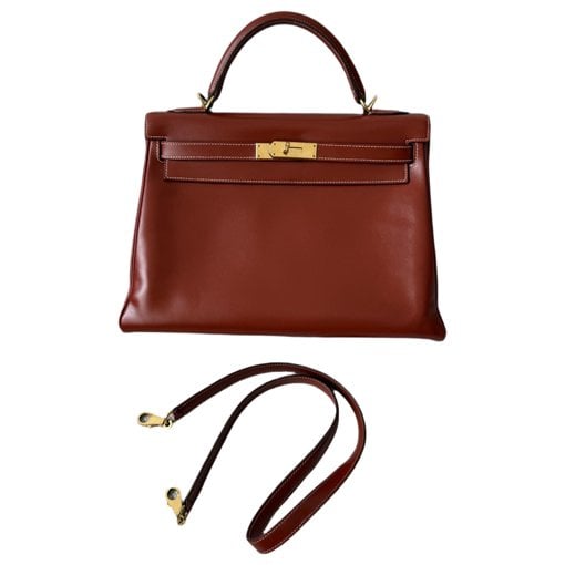 Kelly 32 leather handbag