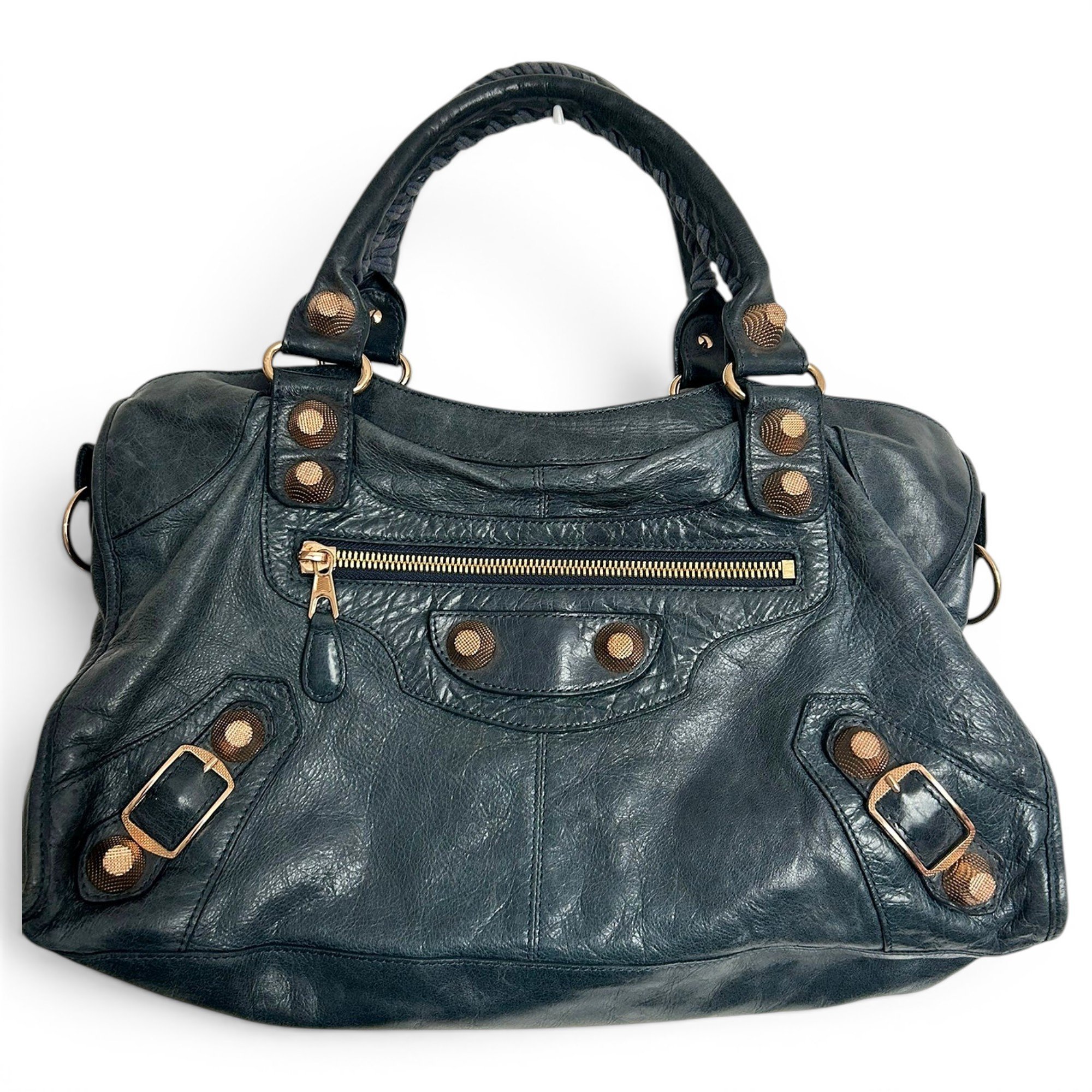 Leather handbag