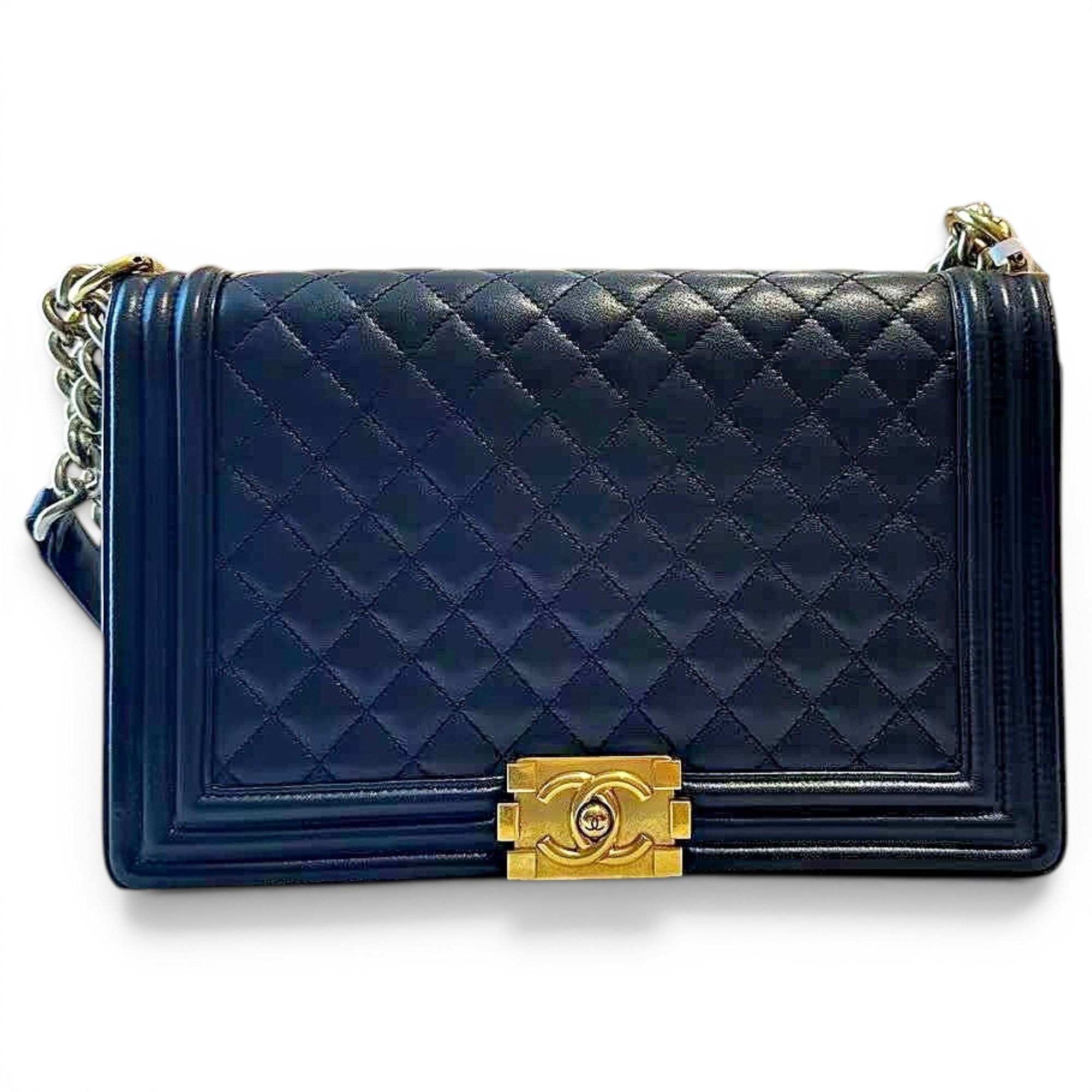 Boy leather crossbody bag