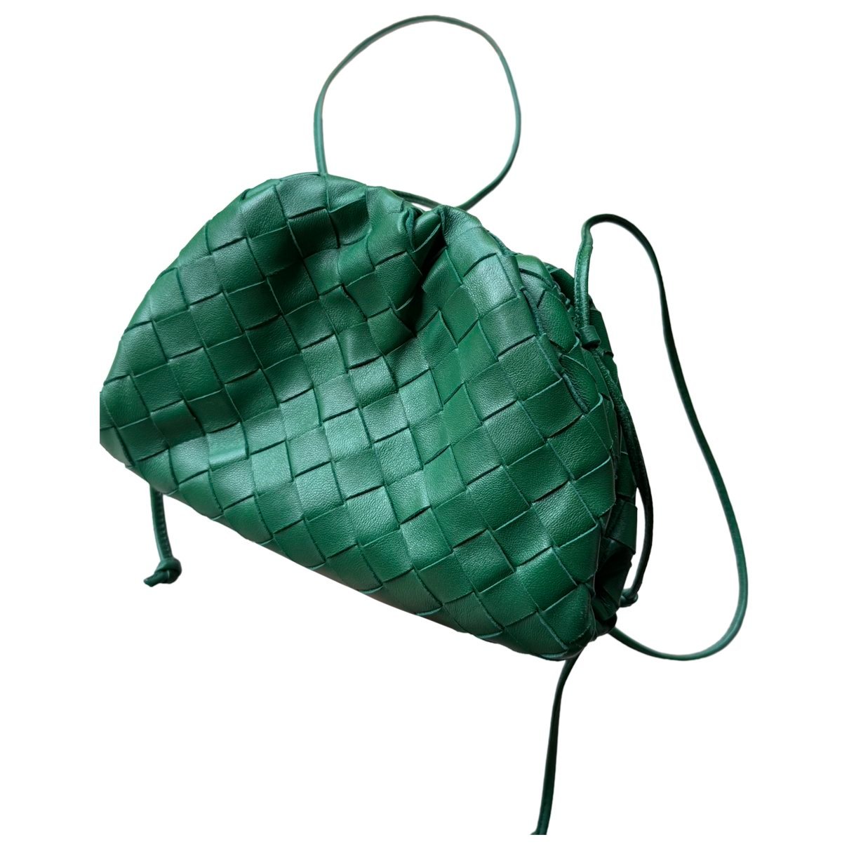 Pouch leather handbag