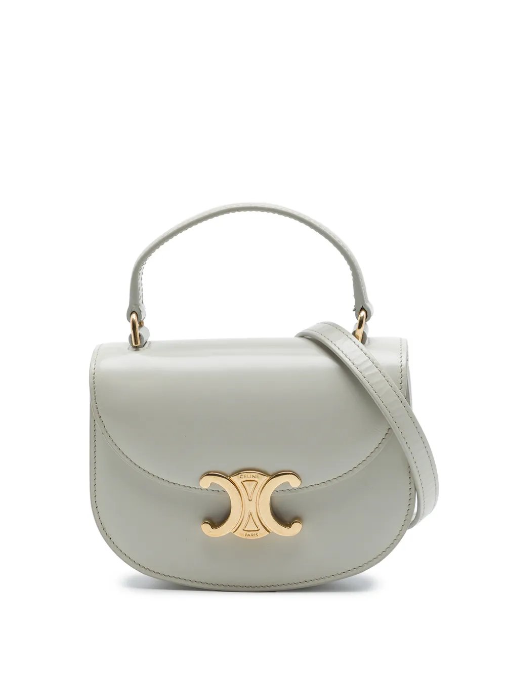 2023 Mini Shiny Calfskin Besace Clea satchel