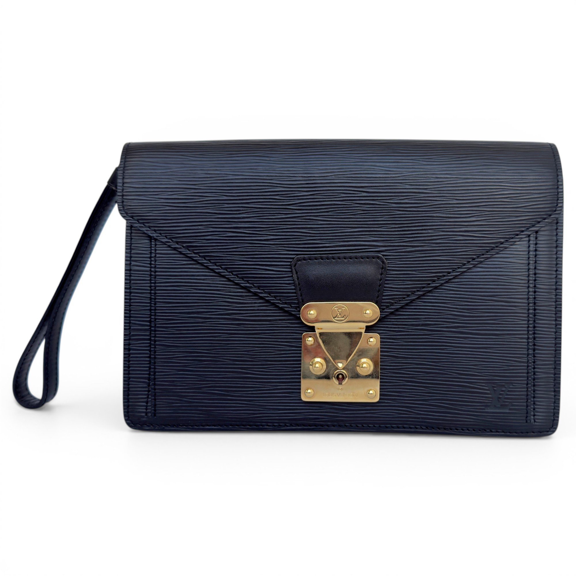 Louis Vuitton Sellier leather clutch bag