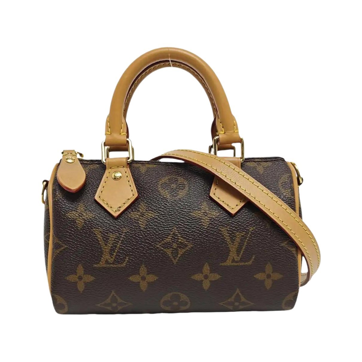 Nano Speedy / Mini HL leather handbag