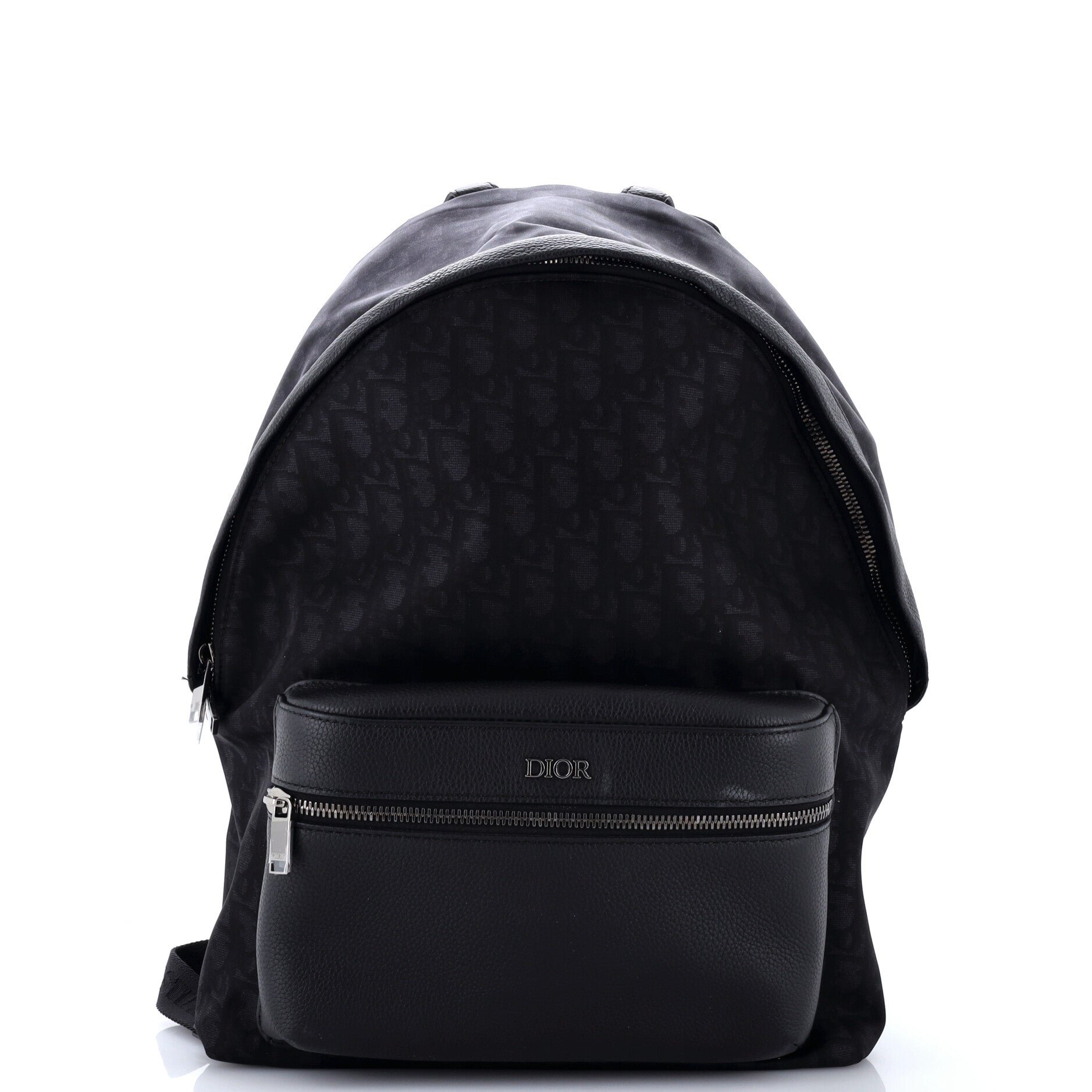 Rider Backpack Oblique Nylon with Leather Medium
