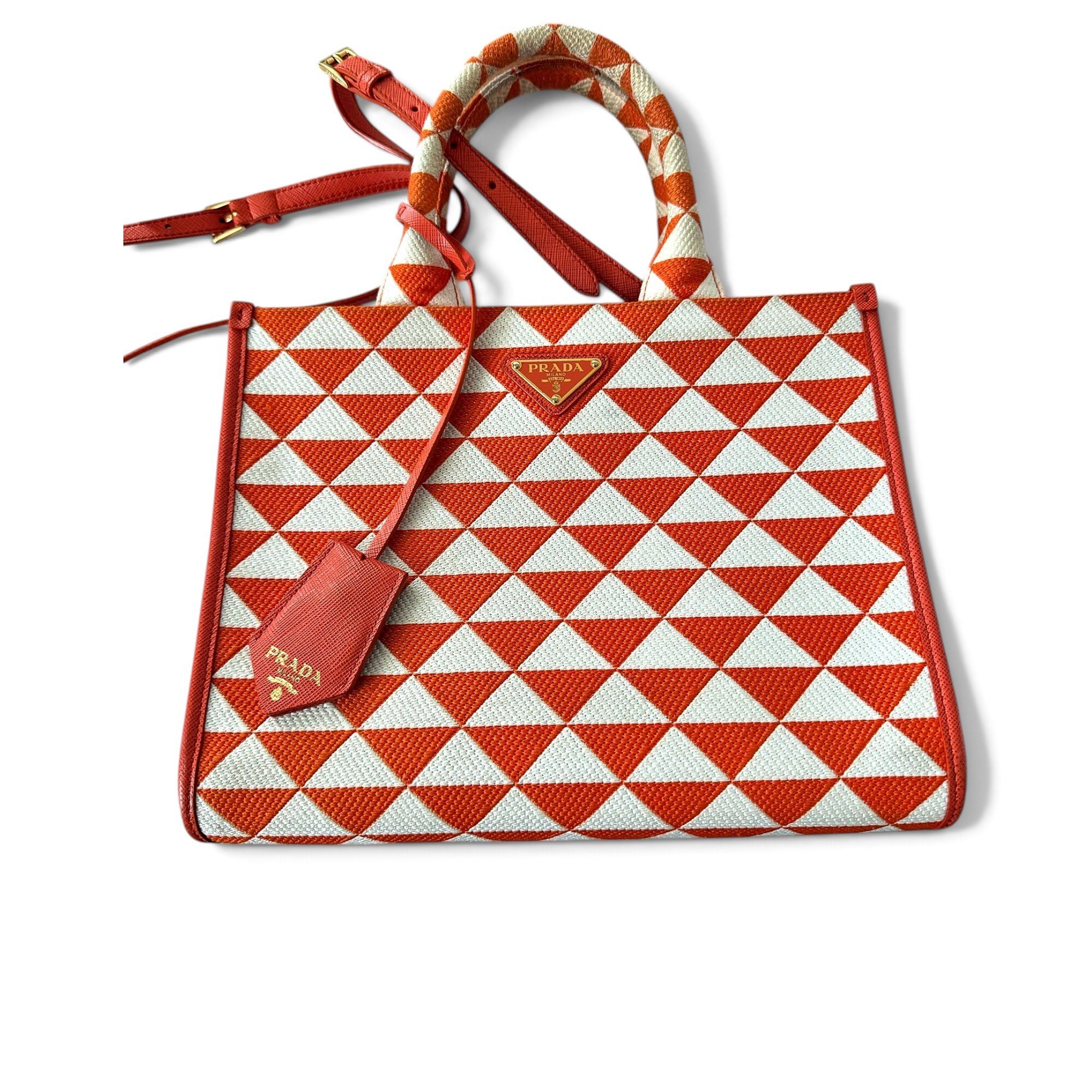 Triangle cloth tote