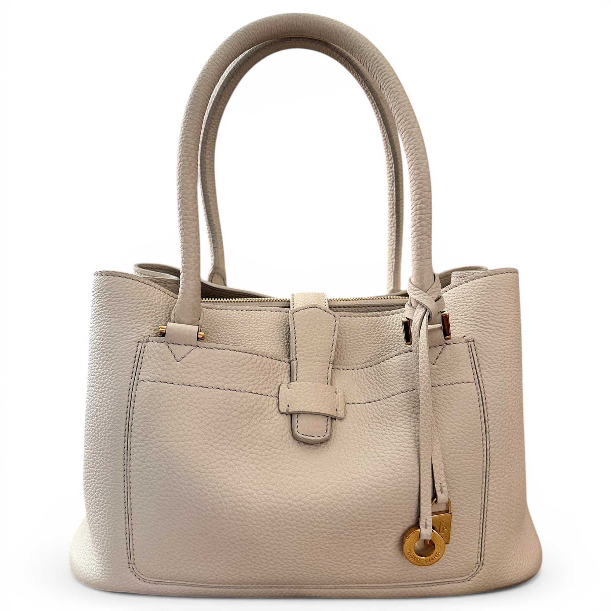 Loro Piana Bellevue leather handbag
