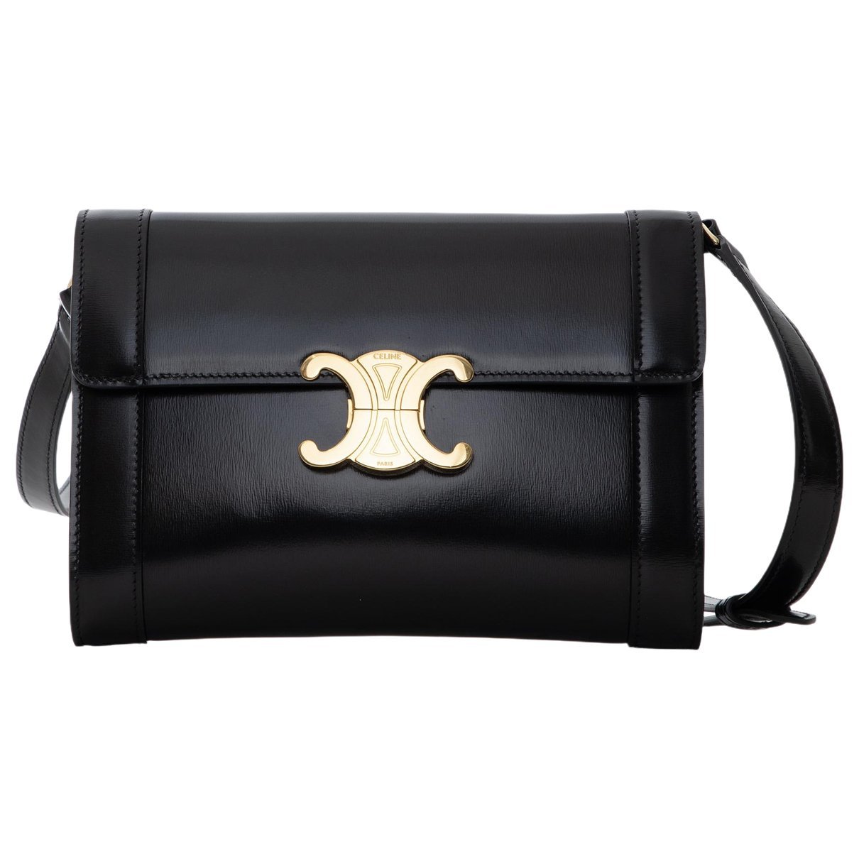 Triomphe leather handbag