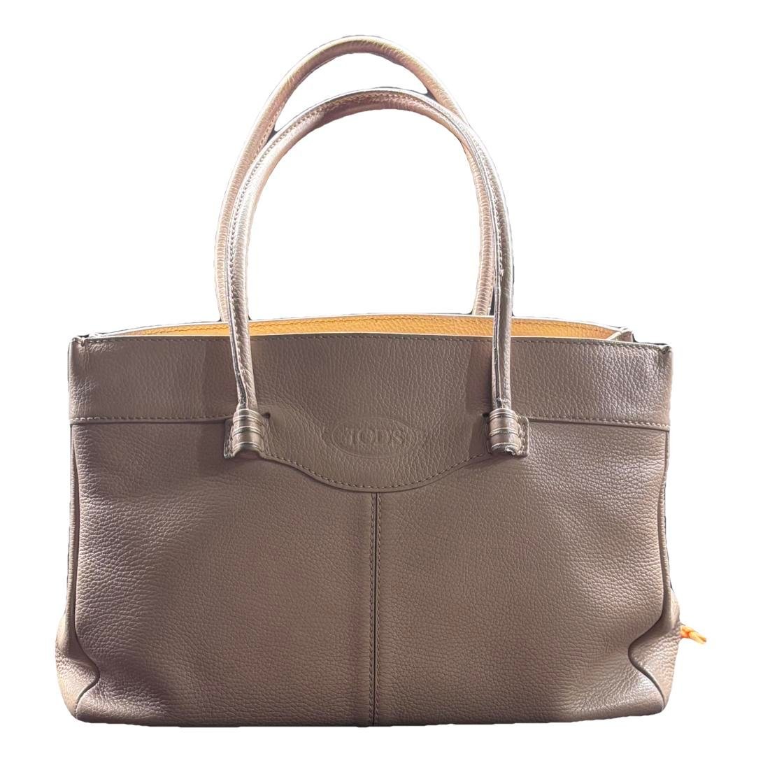 Shopping Media leather handbag