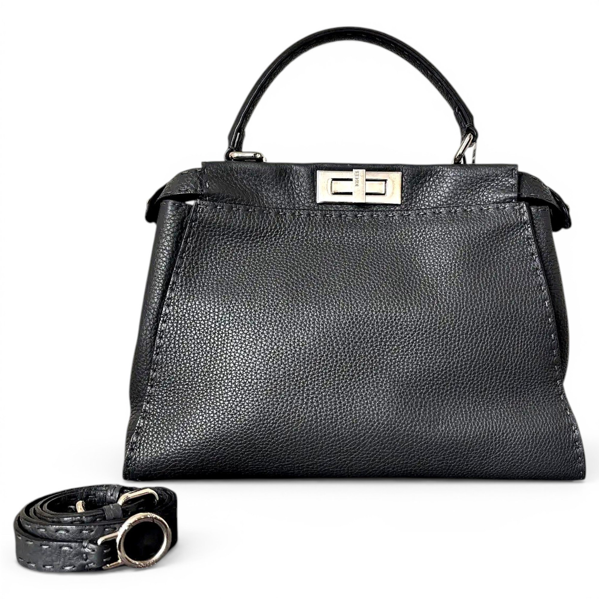 Peekaboo Essentially leather handbag