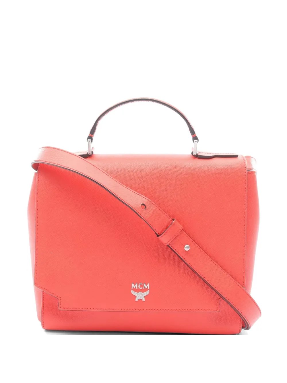 MCM 20s leather shoulder bag
