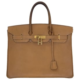 Hermes Birkin 35 Handbag Natural Leather 2001