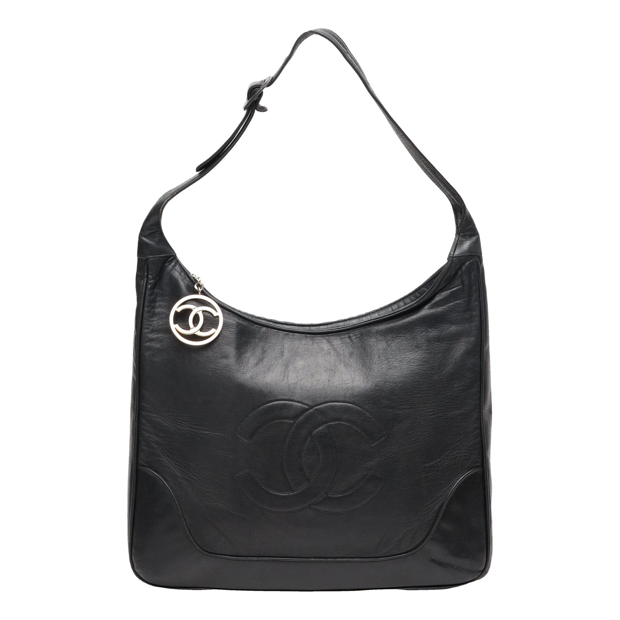 Trendy CC leather handbag