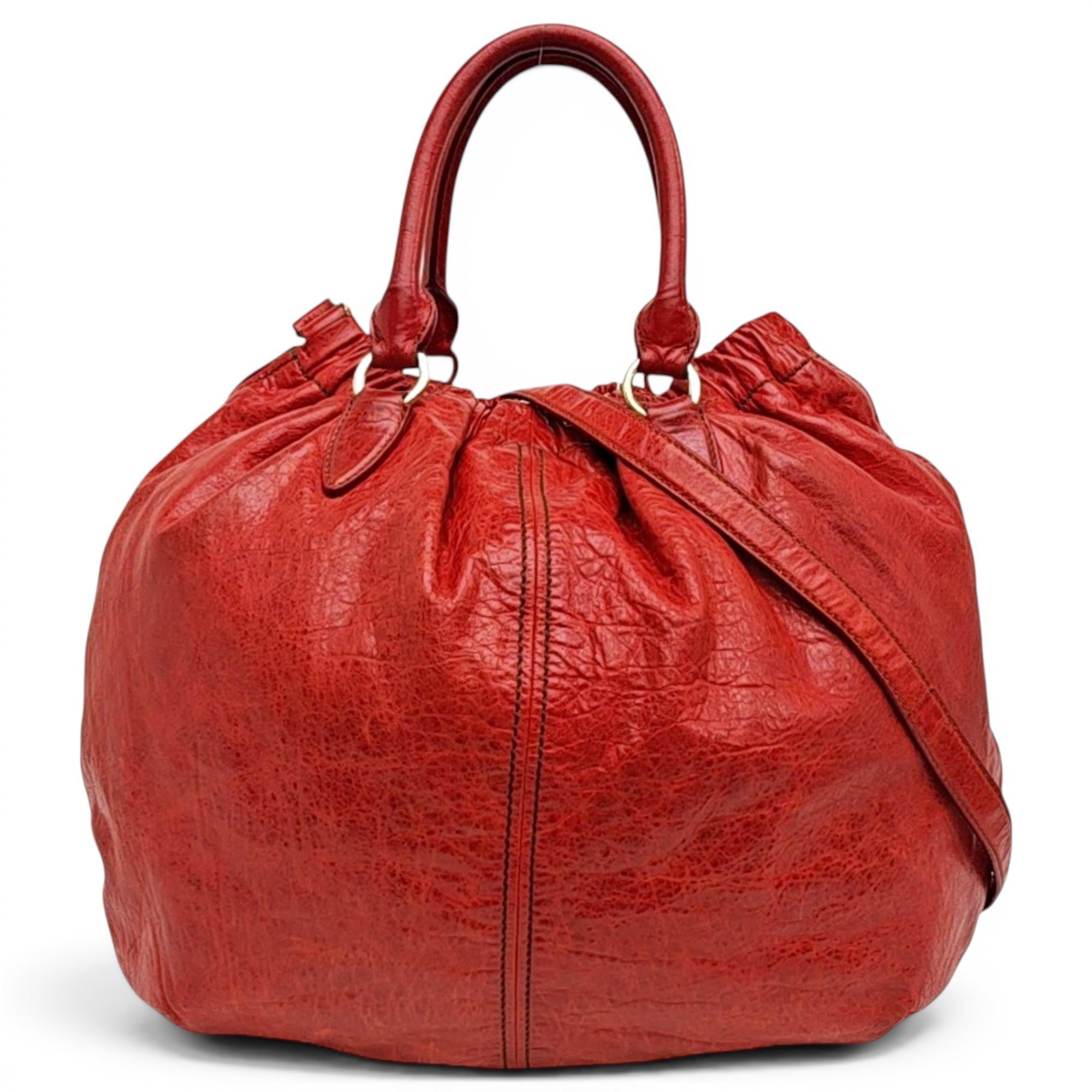 Leather handbag