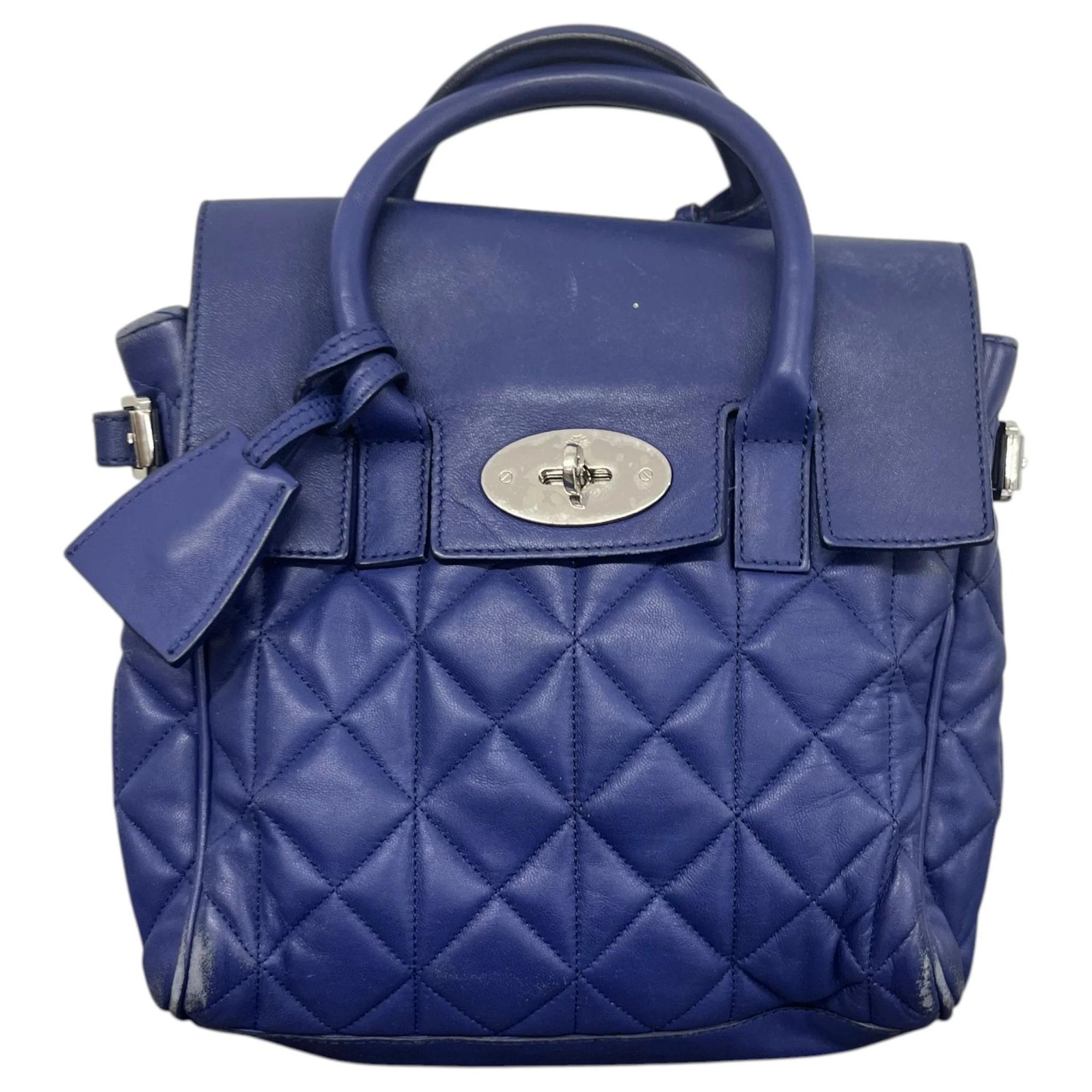 Leather backpack