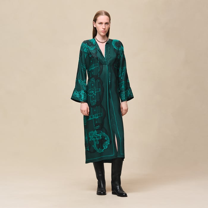 Vert Pin "Ferronnerie Remix" Caftan