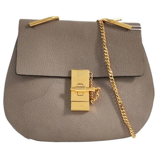 Drew leather handbag