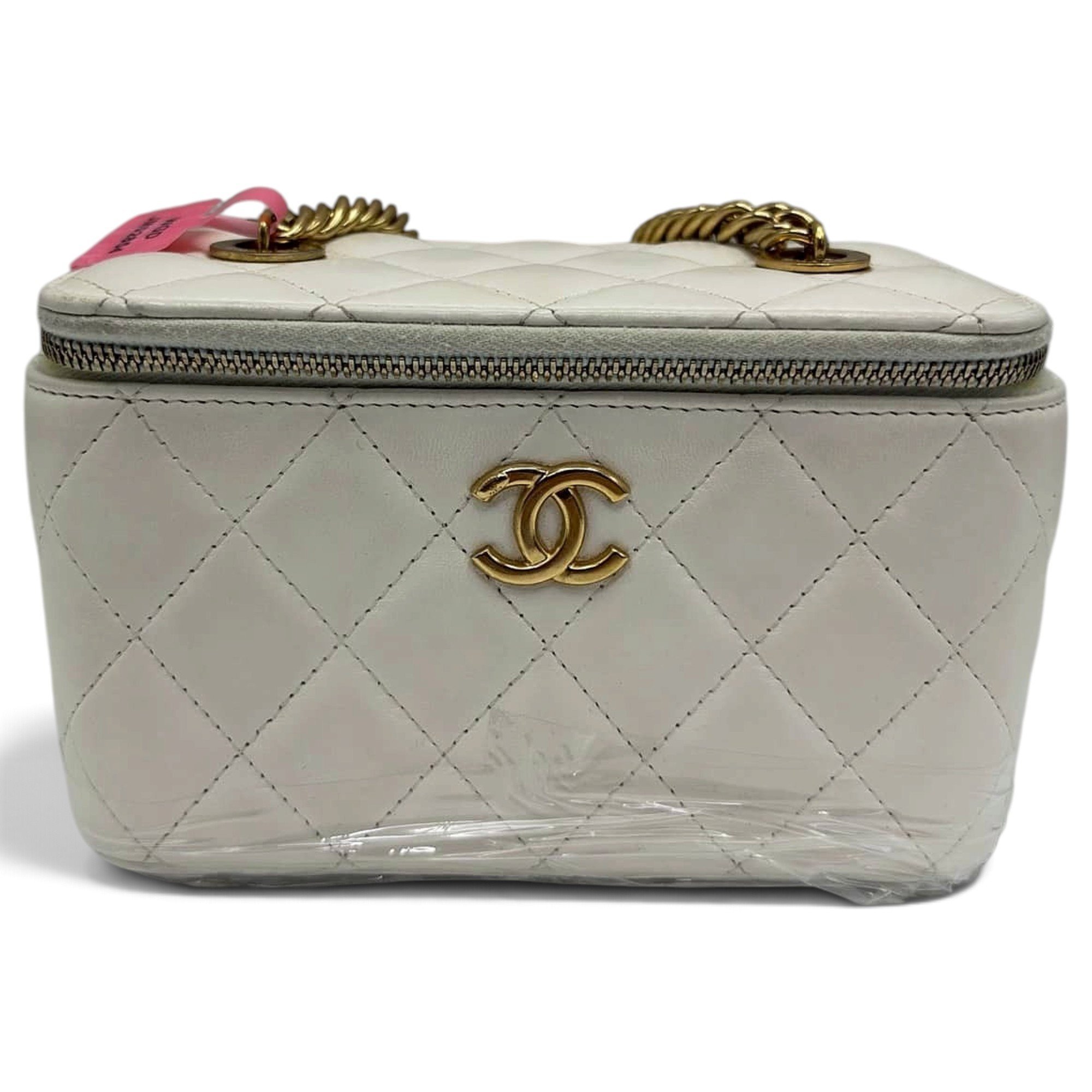 Trendy CC Vanity leather handbag