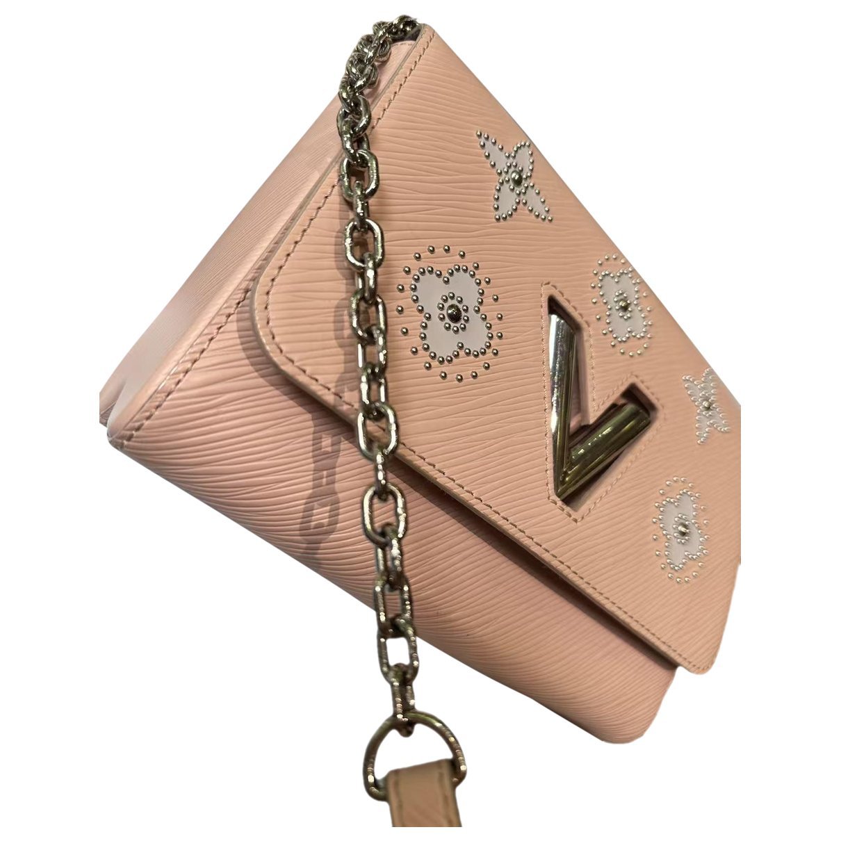 Twist patent leather crossbody bag