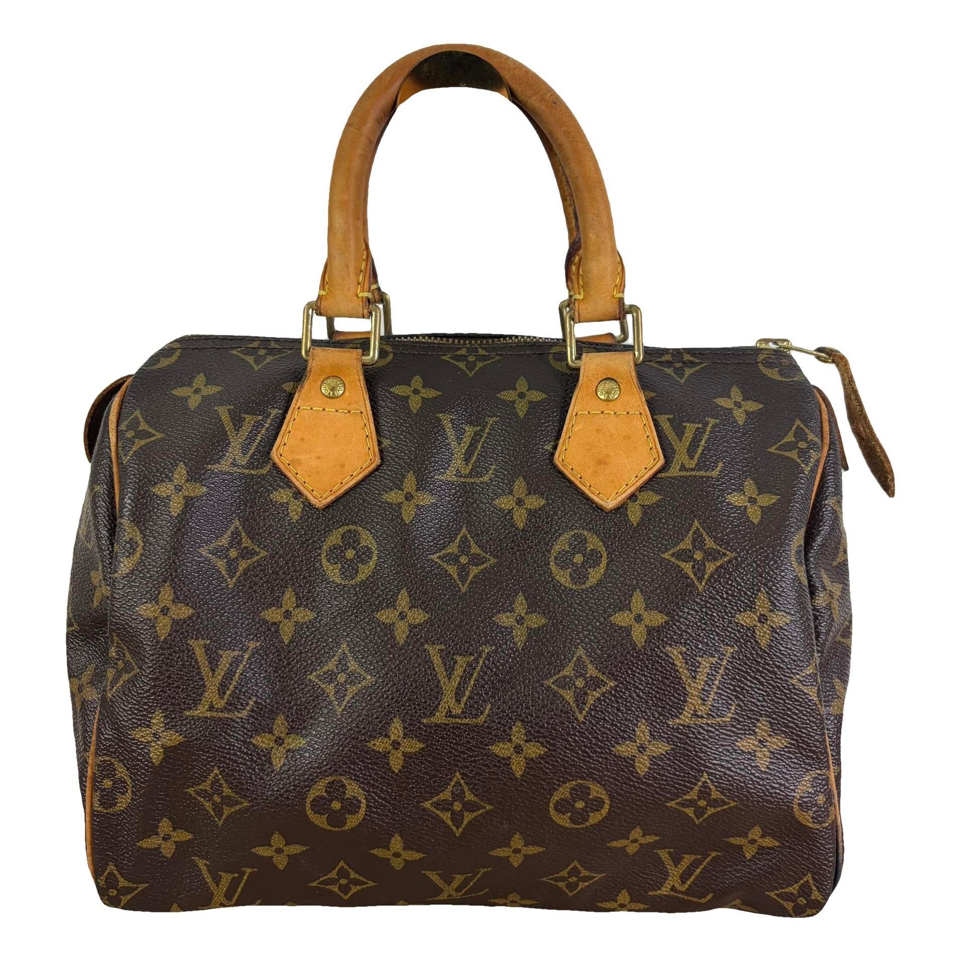 Speedy leather handbag