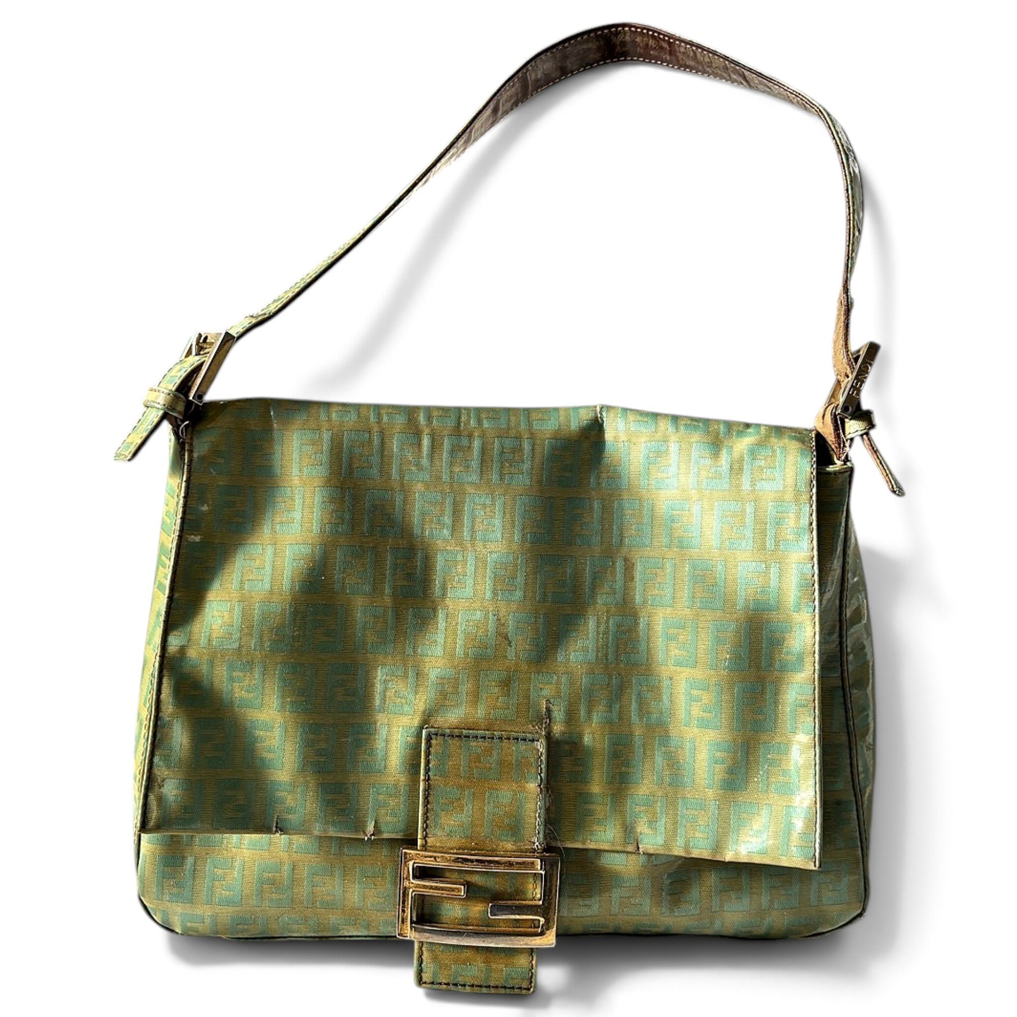 Baguette vinyl handbag