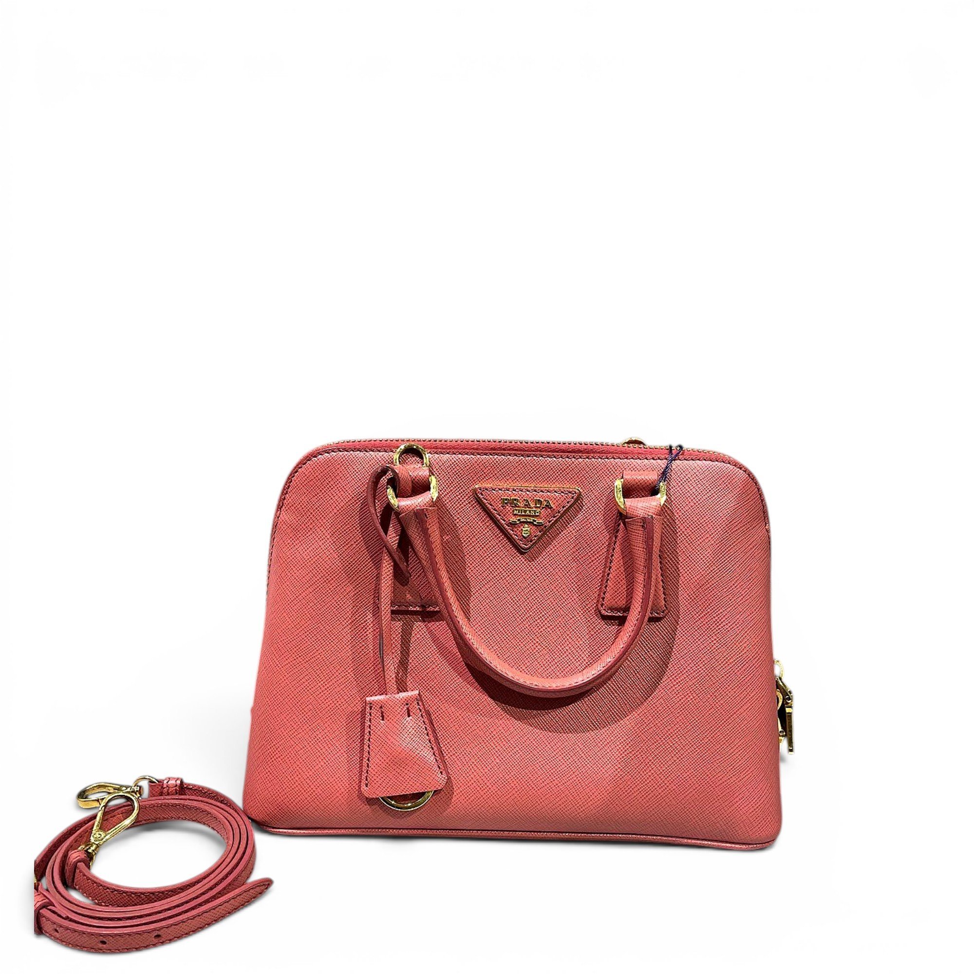 Promenade leather handbag
