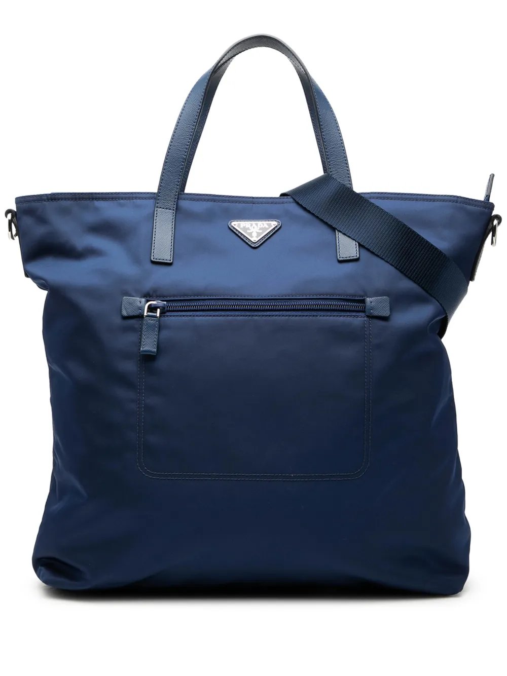 Prada 2013-2026 Saffiano Trimmed Tessuto satchel