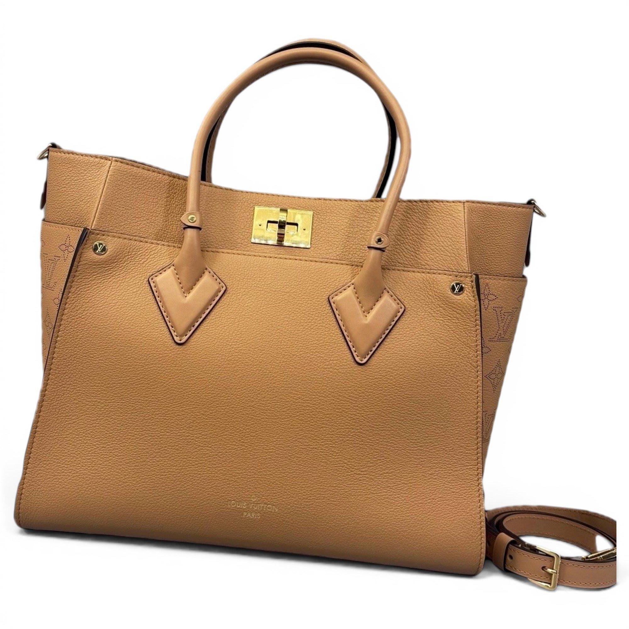 On My Side leather handbag