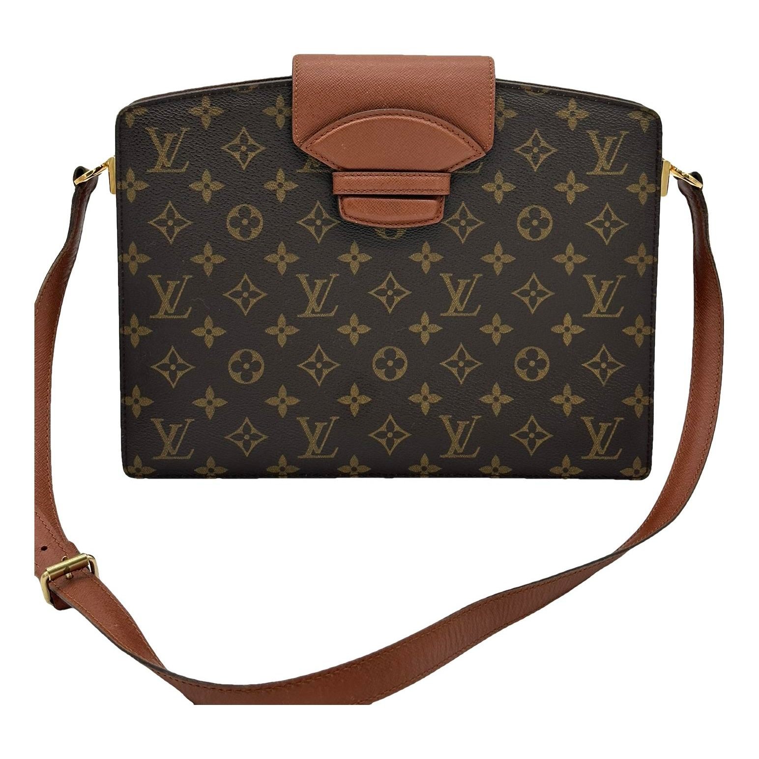 Courcelle Vintage leather crossbody bag