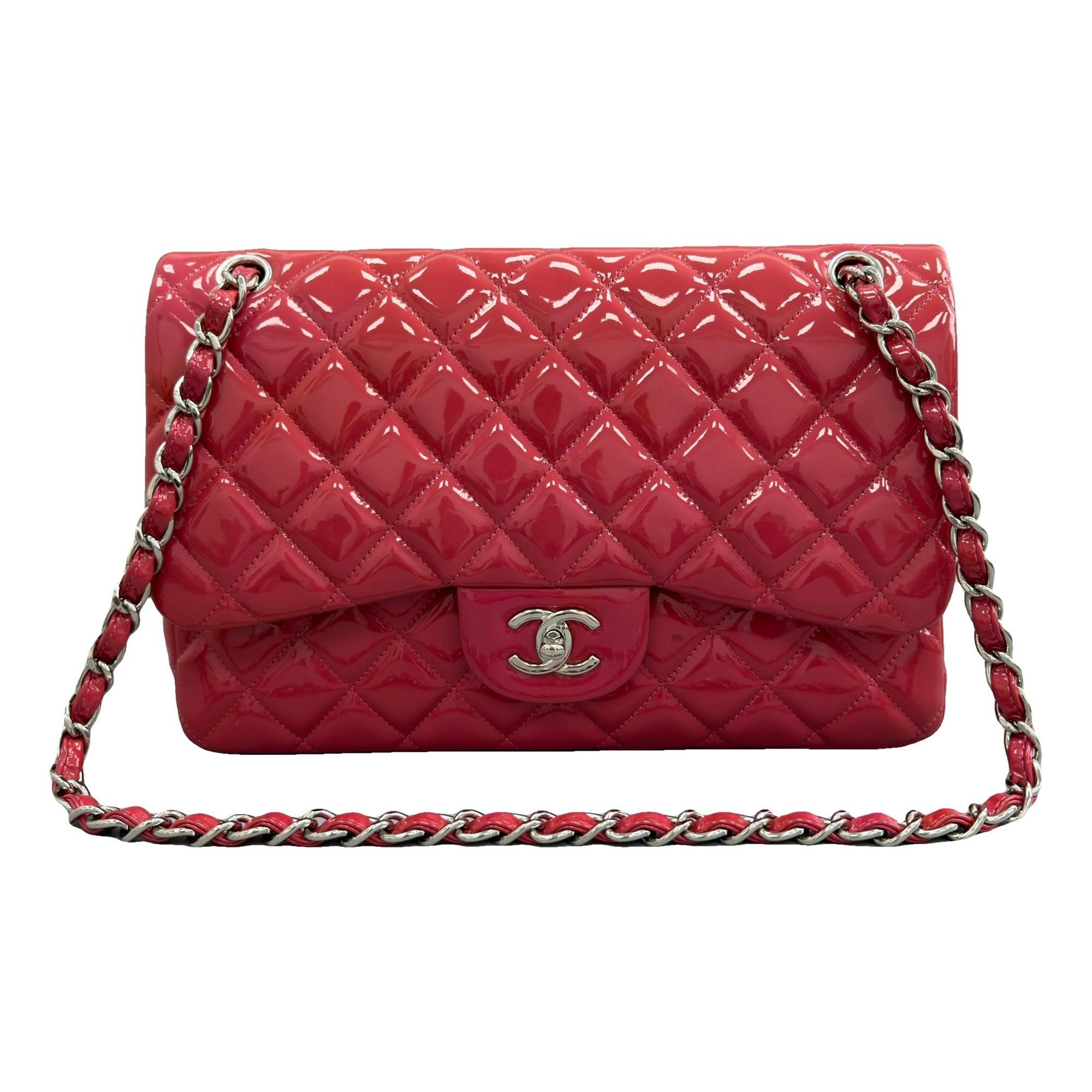 Timeless/Classique patent leather handbag