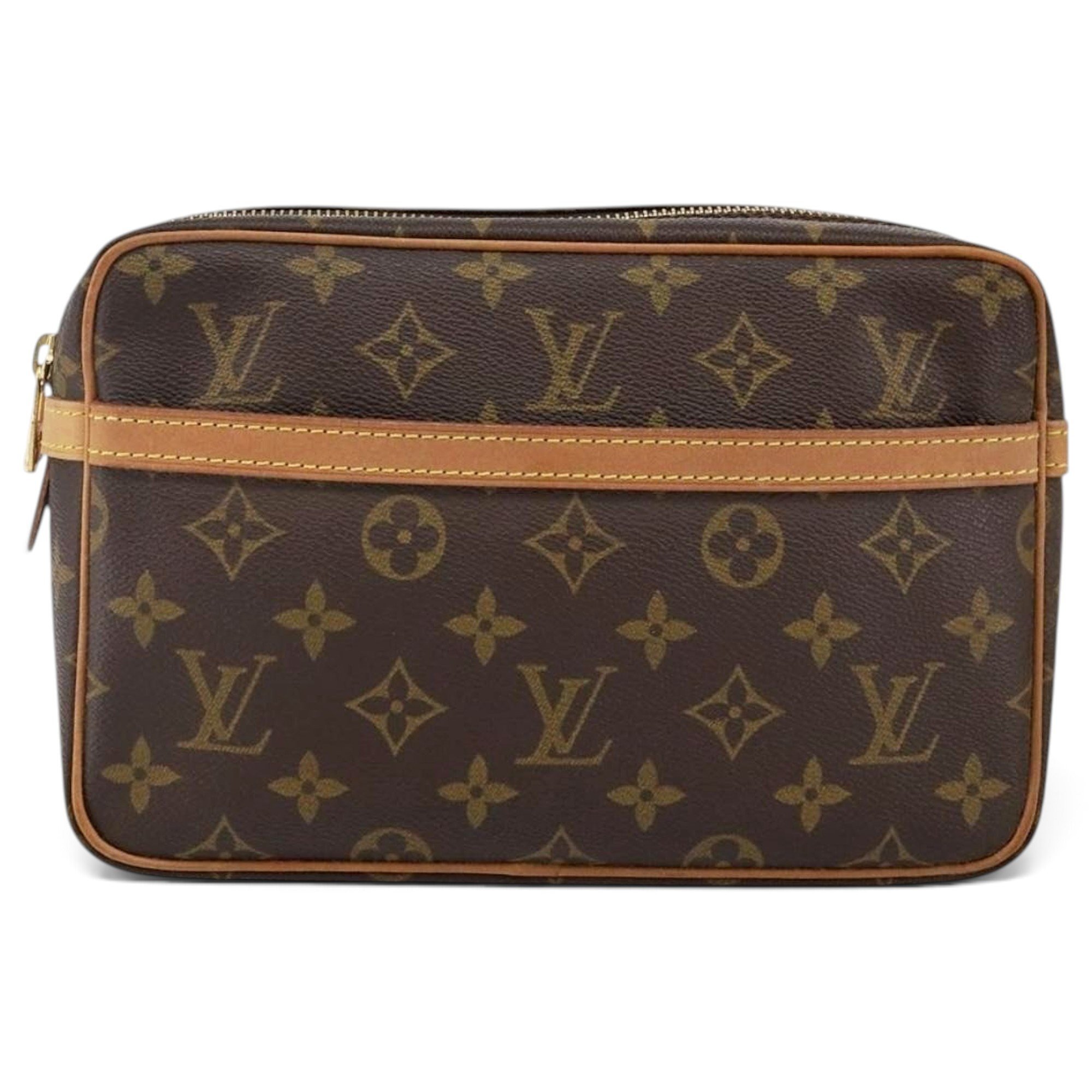 Leather clutch bag