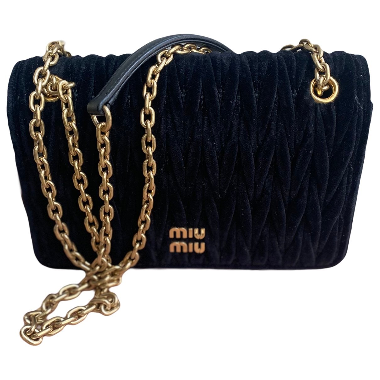 Velvet handbag