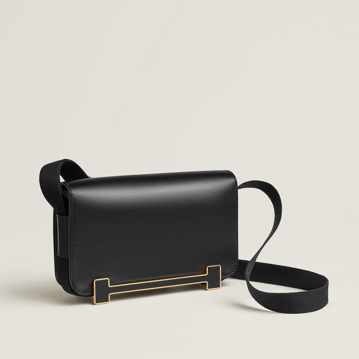 Noir Hermès Geta Slim Bag