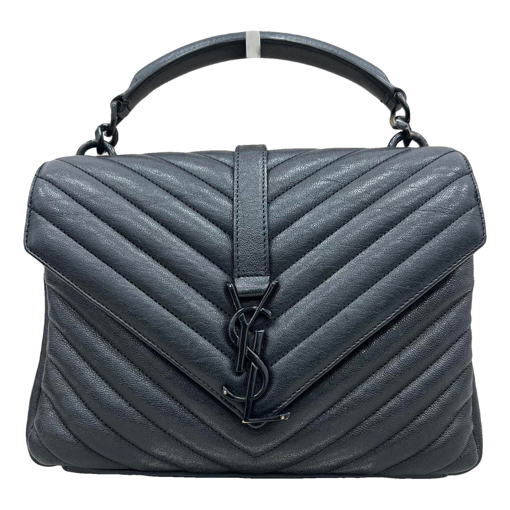 Collége monogramme leather handbag