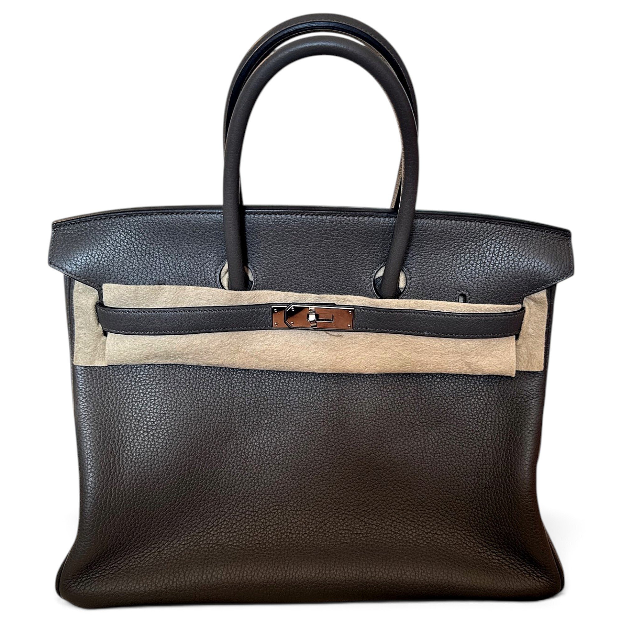 Birkin 35 leather handbag