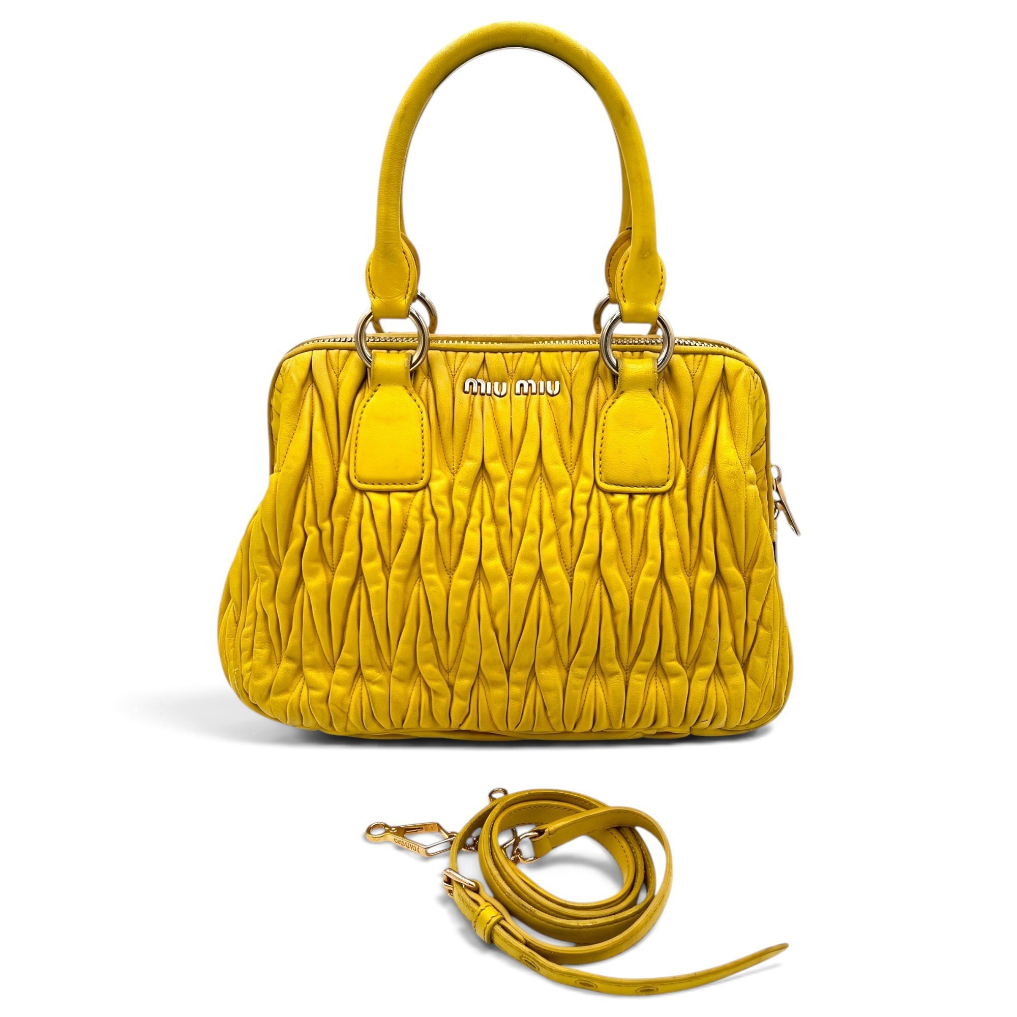 Bow bag leather handbag