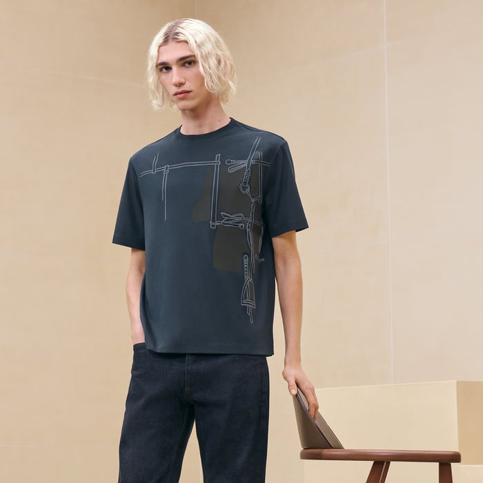 Marine "Harnais En Gouache 3d" T-shirt