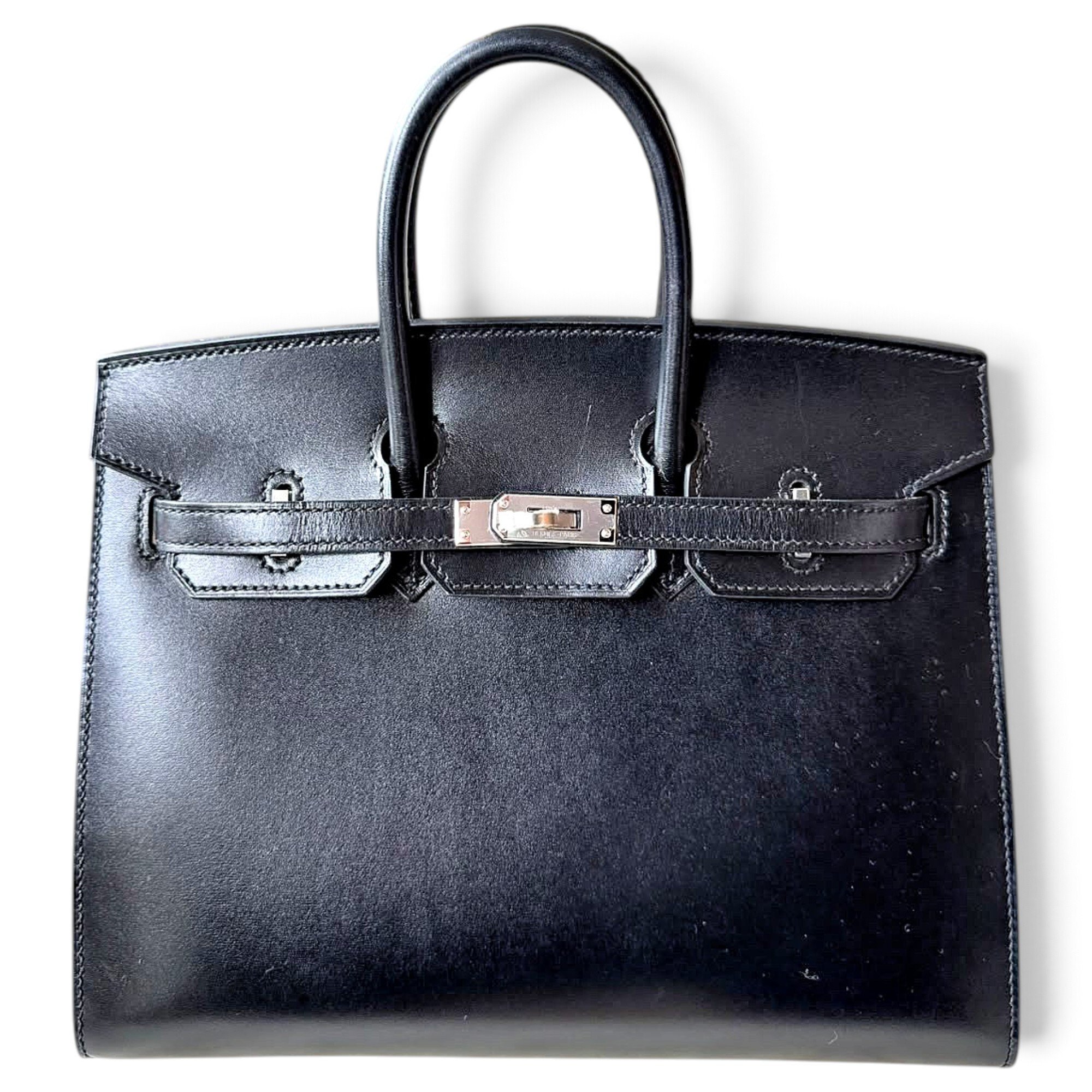 Birkin 25 leather handbag