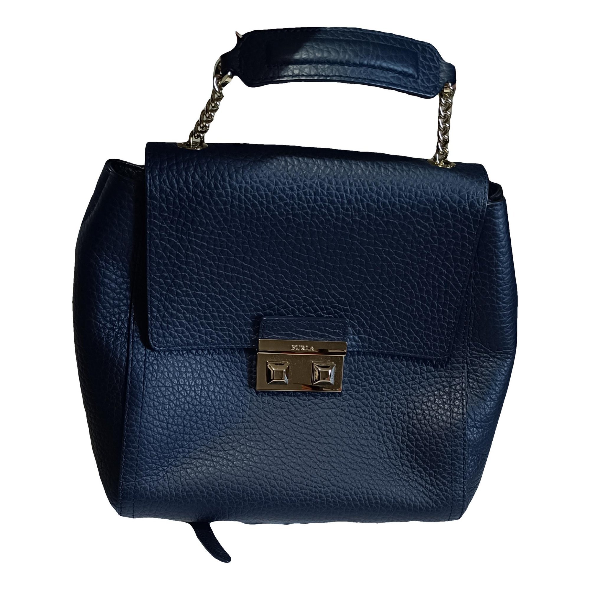Leather backpack
