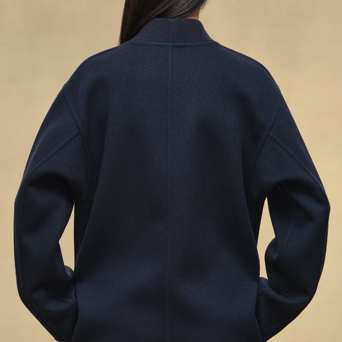 Bleu Noir Cardigan Coat