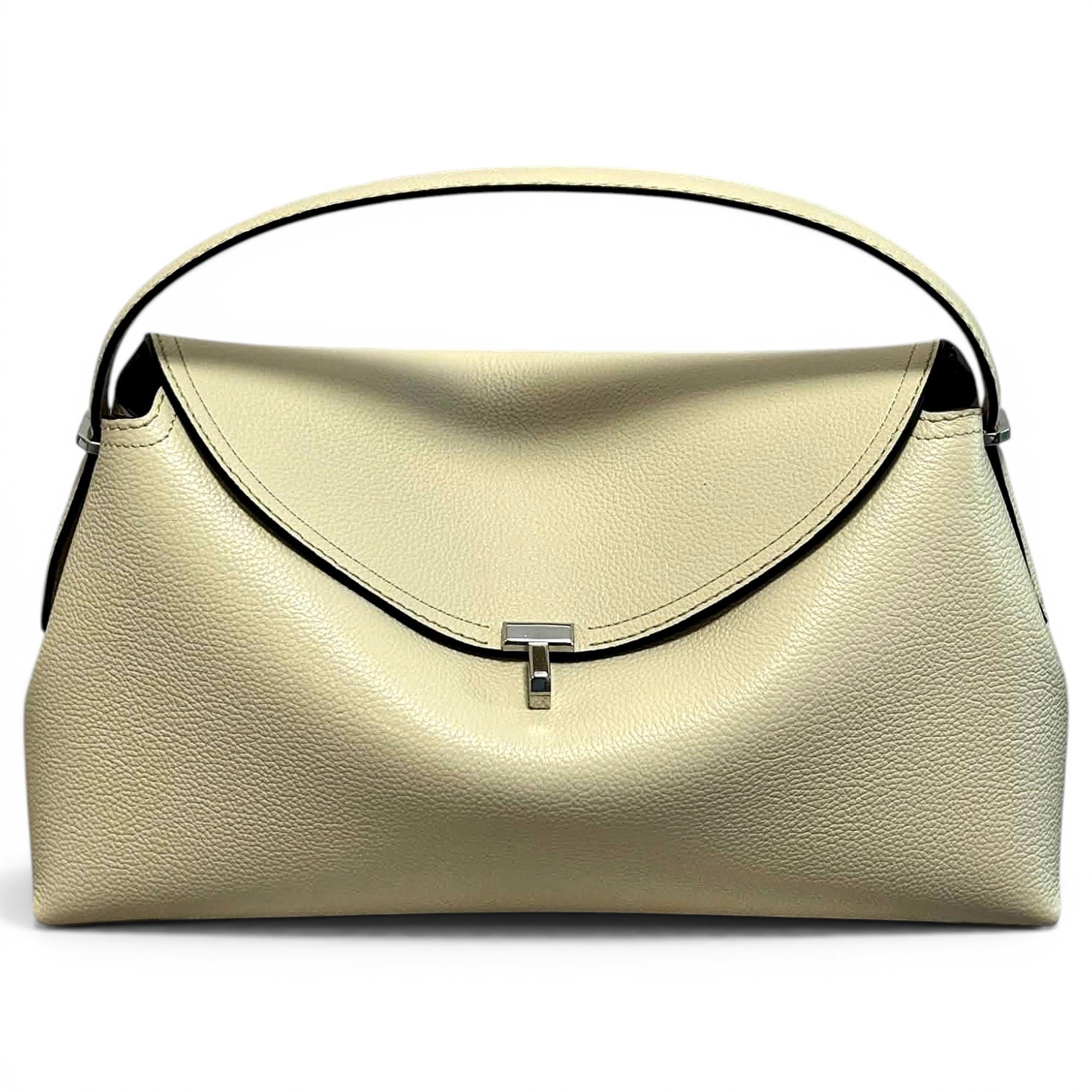 Toteme T-Lock leather handbag