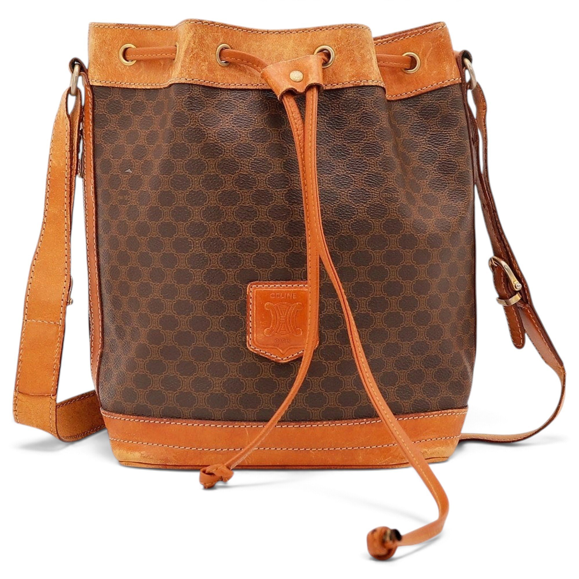 Triomphe leather handbag