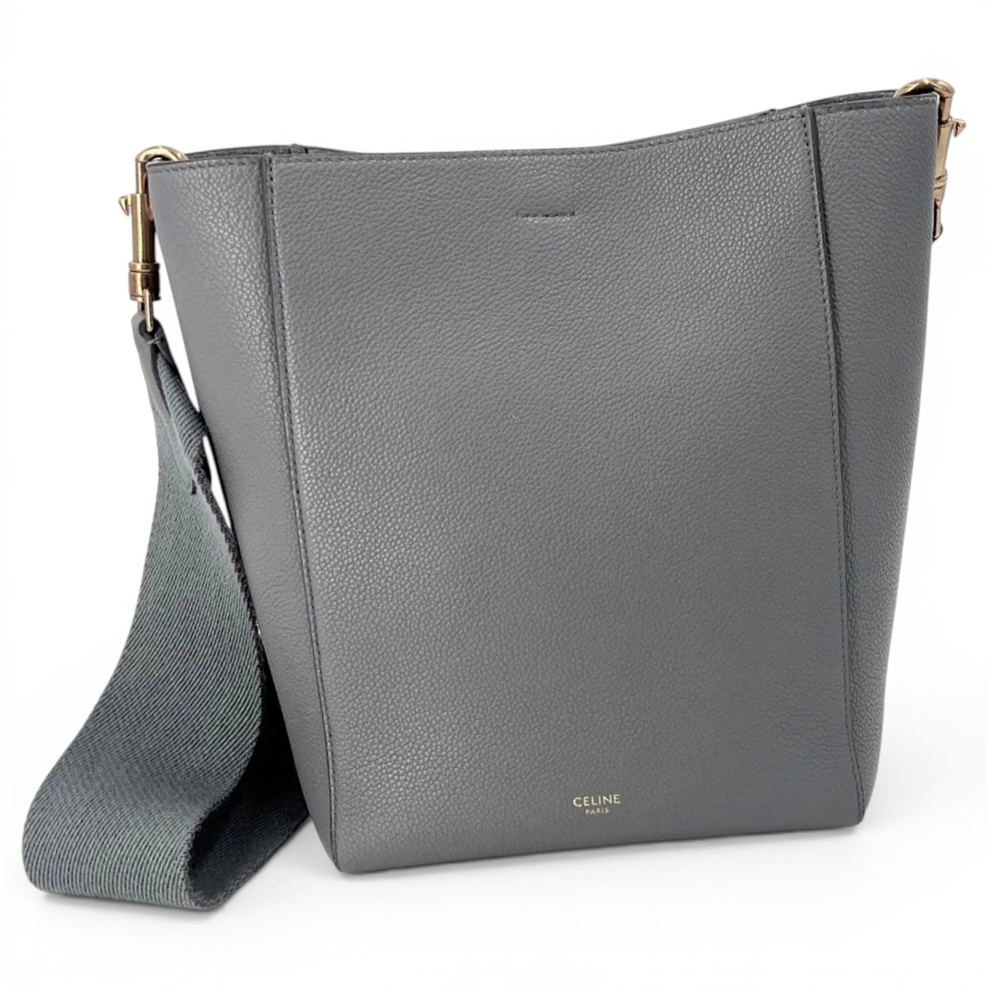 Seau Sangle leather handbag
