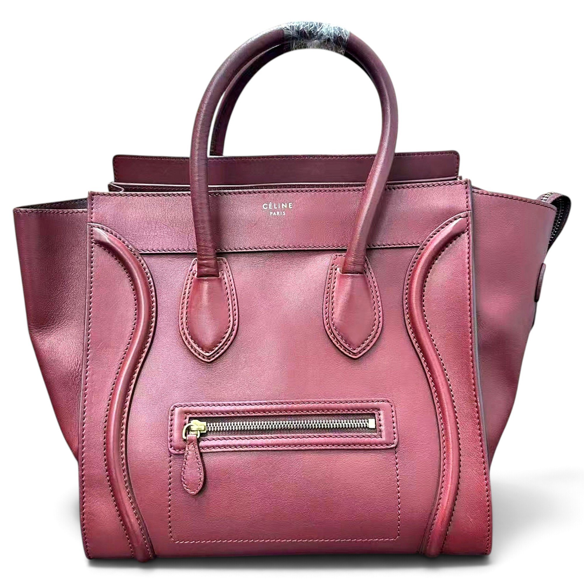 Luggage leather handbag